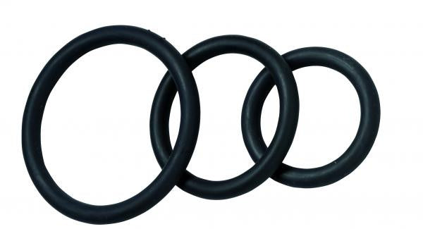 Nitrile Cock Ring Set-Black