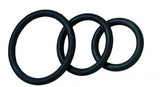 Nitrile Cock Ring Set-Black