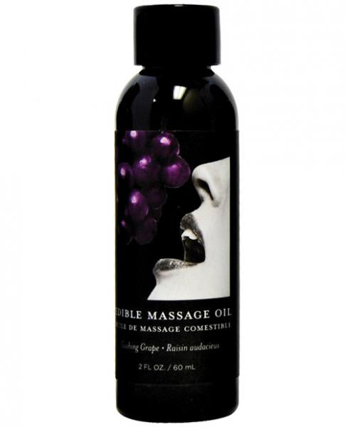 Earthly Body Edible Massage Oil Grape 2oz(D0102H5QE0G.)