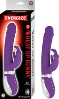 Energize Heat Up Bunny 2 Rabbit Vibrator Purple(D0102H5QFGW.)