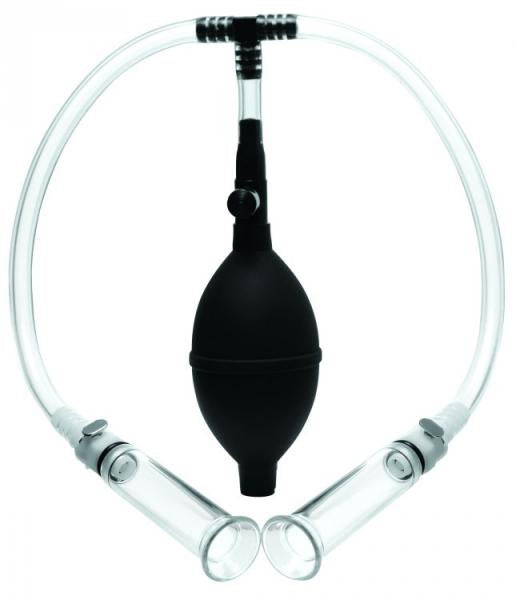 Size Matters Nipple Pumping System With Dual Detachable Acrylic Cylinders