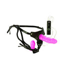 Dual Harness EZ Snap Vibrating Dong And Plug Pink(D0102H5QLC7.)