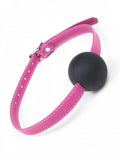 Joanna Angel Ball Gag Small Pink Black O/S(D0102H5S4SV.)