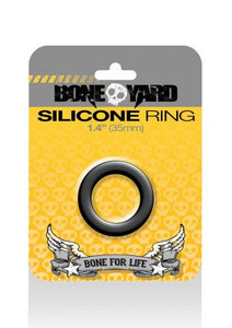 Boneyard Silicone Ring 35Mm Black