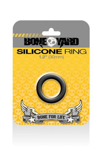 Boneyard Silicone Ring 30Mm Black