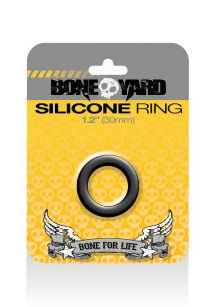 Boneyard Silicone Ring 30Mm Black
