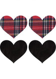 Pasties School Girl Hearts