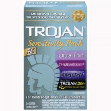 Trojan Sensitivity Latex Condoms Variety Pack 10 Count(D0102H7Ep7A.)