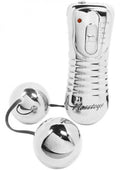 Nen Wa Balls Waterproof Vibrating Balls - Silver(D0102H7H3DA.)