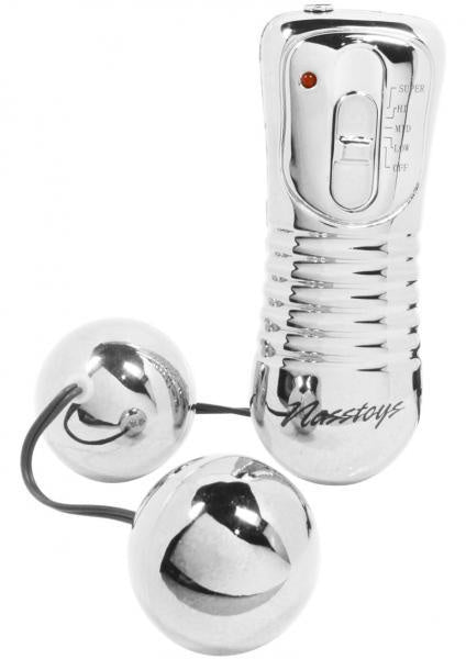 Nen Wa Balls Waterproof Vibrating Balls - Silver(D0102H7H3DA.)