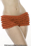 Ruffle Shorts W/Back Bow Red O/S