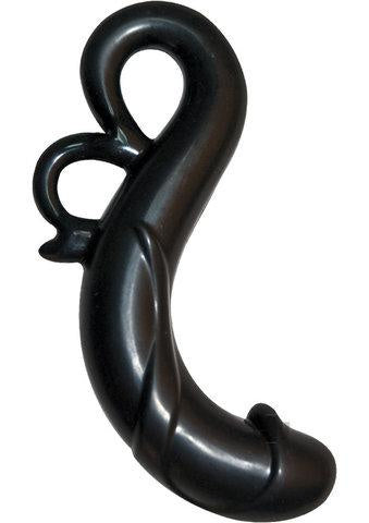 The Velvet Kiss Collection Little Dragon Silicone Dong - Black(D0102H7HC1U.)