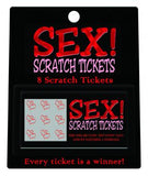 Sex Scratch Tickets (8Per Pack)