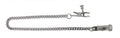 Adjustable Duck Bill Nipple Clamps With Jewel Chain Silver(D0102H7HYG7.)