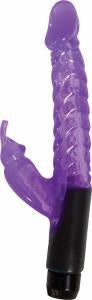 Jelly Mini Rabbit Vibro Wand - Purple(D0102H7R817)
