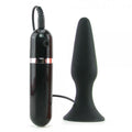 My First Silicone Surge Vibrating Butt Plug 5 Inch - Black(D0102H7RWBU.)