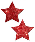 Rockstar Red Glitter Pasties O/S(D0102H7T9KY.)