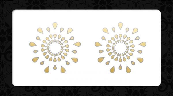 Nipple Pasties Gold/Silver(D0102H7Tczy.)