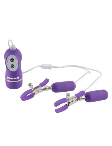 Fetish Fantasy Vibrating Nipple Clamps Purple(D0102H7TDK7.)
