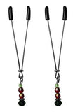 Sex & Mischief Nipple Clips Ruby Black