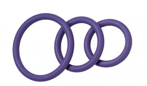 Nitrile Cock Ring Set-Purple