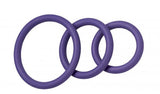 Nitrile Cock Ring Set-Purple
