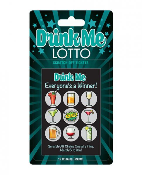 Drink Me Lotto 12 Winning Tickets!