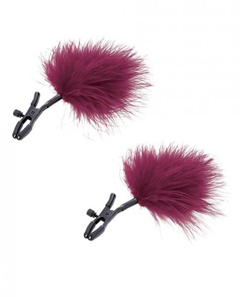 Sex &Amp; Mischief Enchanted Feather Nipple Clamps Red(D0102He96Sw.)