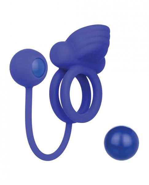 Dual Rockin Rim Enhancer Purple Vibrating Cock Ring(D0102He99A7.)