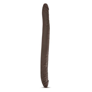 Dr. Skin - 16In Double Dildo - Chocolate