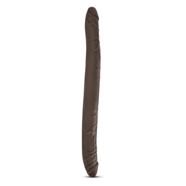 Dr. Skin - 16In Double Dildo - Chocolate