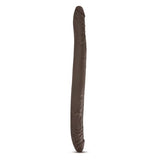 Dr. Skin - 16In Double Dildo - Chocolate