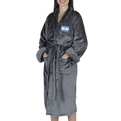 Argentina Flag Silk Touch Robe Small/Medium