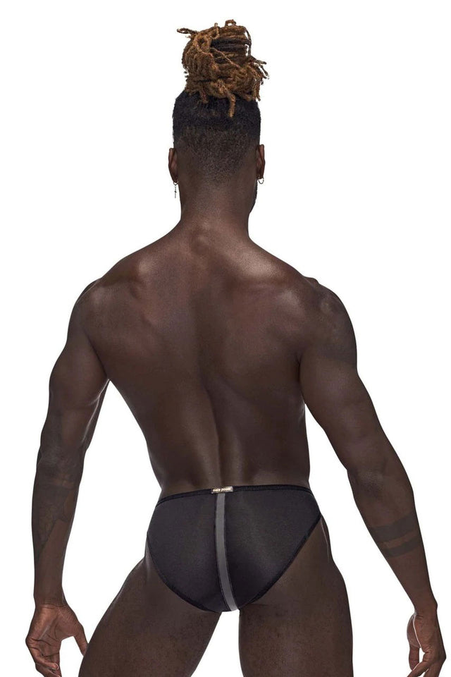 Landing Strip Bikini Brief - Large - Black