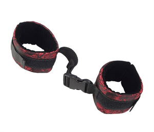 Calexotics Scandal Control Cuffs - Luxury Bondage Handcuffs - Bdsm Toys For Couples - Red