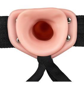 Hollow Strap-On Without Balls 6 Inch - Flesh