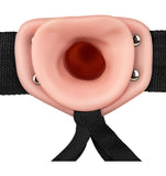 Hollow Strap-On Without Balls 6 Inch - Flesh