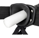 Hollow Strap-On Without Balls 8 Inch - Black