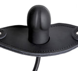 Silencer Inflatable Locking Penis Gag - Black