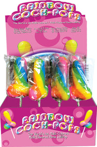 Display Rainbow CockPop 12 Pieces