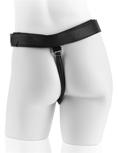 King Cock Strap On Harness With 8 Inch Cock - Brown