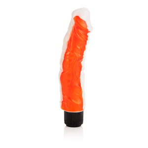 Funky Jelly Vibe 8 Inches - Orange/Green