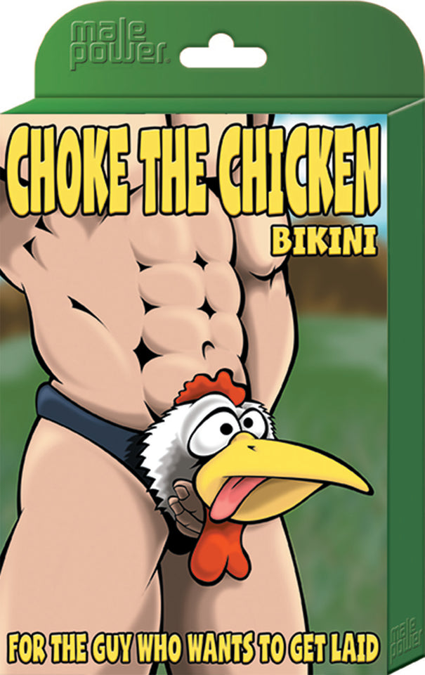 Mp Novelty Choke The Chckn Bikini Bk O/S