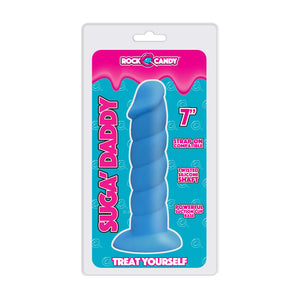 Suga-Daddy 7 Inch Dong - Blue