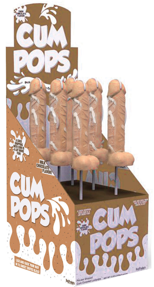 Cum Cock Pops Milk Choc Flavored Dp/6