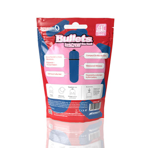 Screaming O 4T - Bullet - Super Powered One Touch  Vibrating Bullet - Blueberry