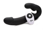 Urge Silicone Strapless Strap On With Remote - Black