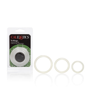 California Exotics Tri-Ring, Glow-In-The-Dark (One Size)