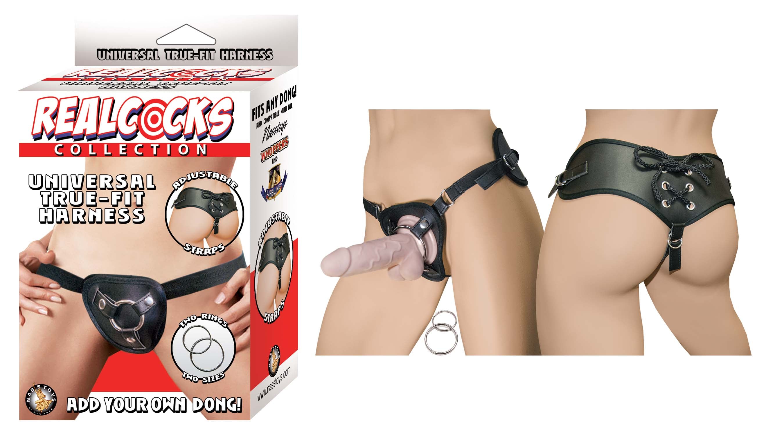 Realcocks Universal True- Fit Harness - Black