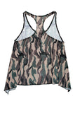 Savage Af Swing Top - Forest Camo - S/M